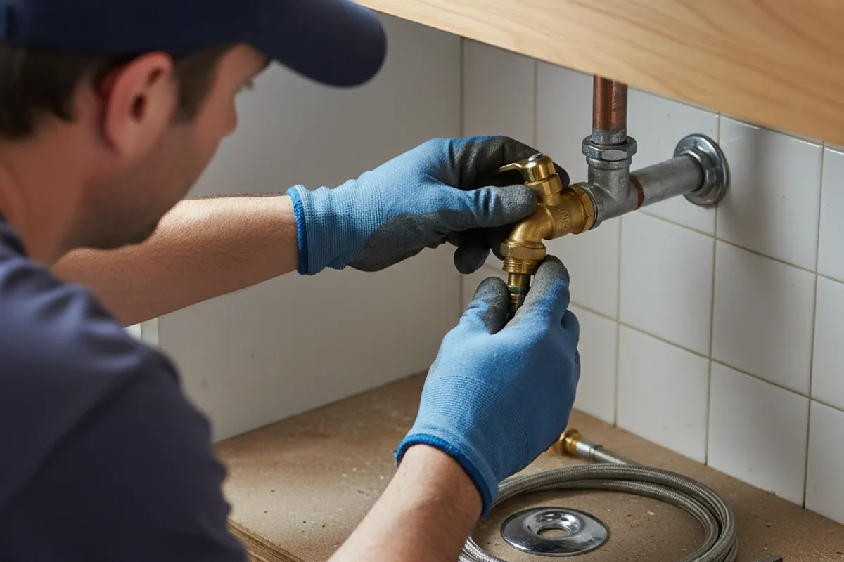Shutoff valve and fitting work during Emergency Plumbing in Chelsea